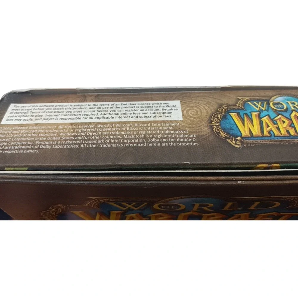 VTG WORLD OF WARCRAFT Original Big Box PC Windows Game Blizzard; New Open‎ Box
